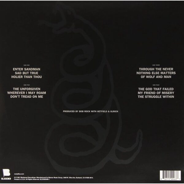 Metallica- Metallica (2XLP-Some Blacker Marbled Vinyl)
